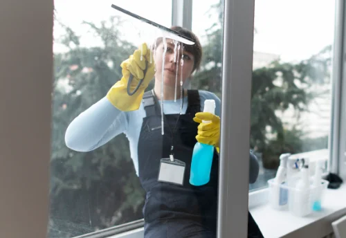 Nettoyage de vitres intérieures et extérieures à Gençay